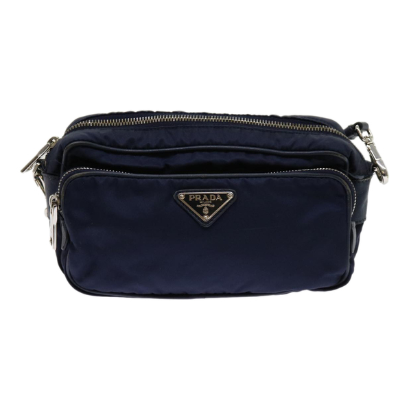 PRADA Shoulder Bag Nylon Navy Auth ac2599 - Picture 13 of 16